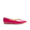 Red Pink Flat Shoes