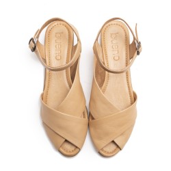 Leather Flat Sandals