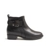 Monk Leather Ankle Boots