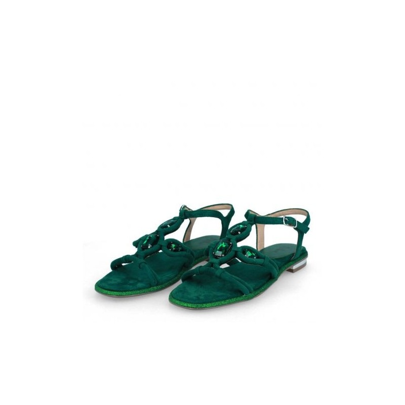 Green Stone Sandals