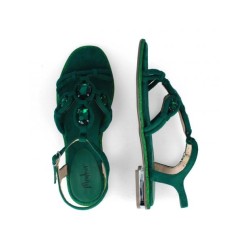 Green Stone Sandals