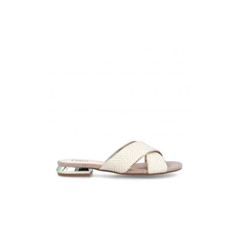 Crossed Strips Sandals