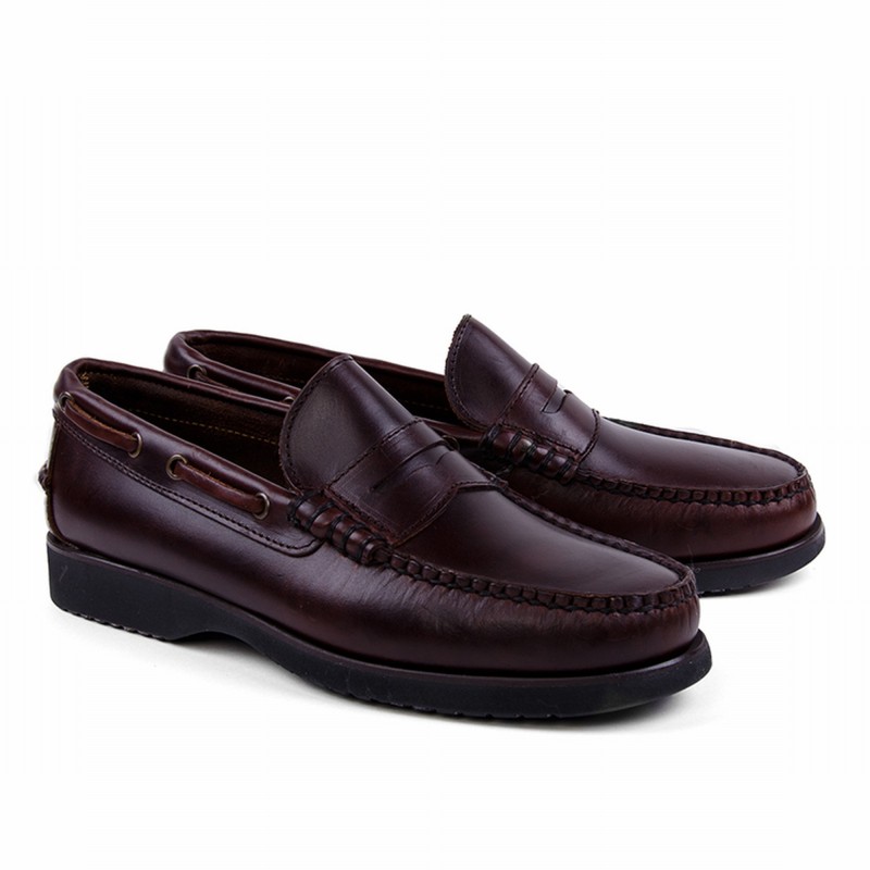 Brown Leather Penny Loafer Brown Leather Penny Loafer