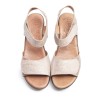 Sandalia 2 velcros en negro