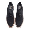 Black Suede Leather Brogues 