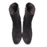 Ankle Boot Black Suede Leather