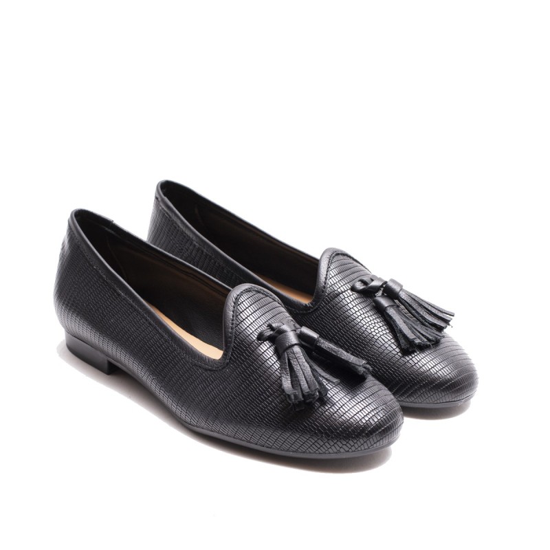 Black Tassels Flat Shoes Black Tassels Flat Shoes
