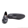 Zapato Copete y Borlas Negro