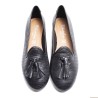 Black Tassels Flat Shoes