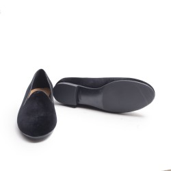 Black Velvet Slipper