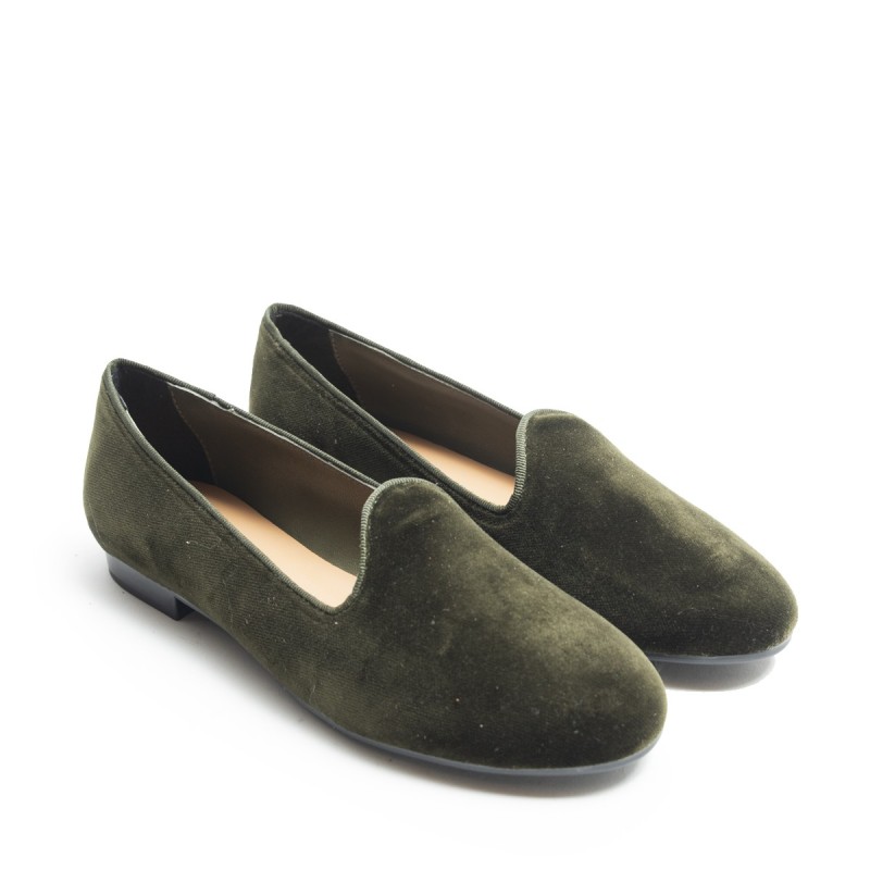 Green Velvet Slipper Green Velvet Slipper