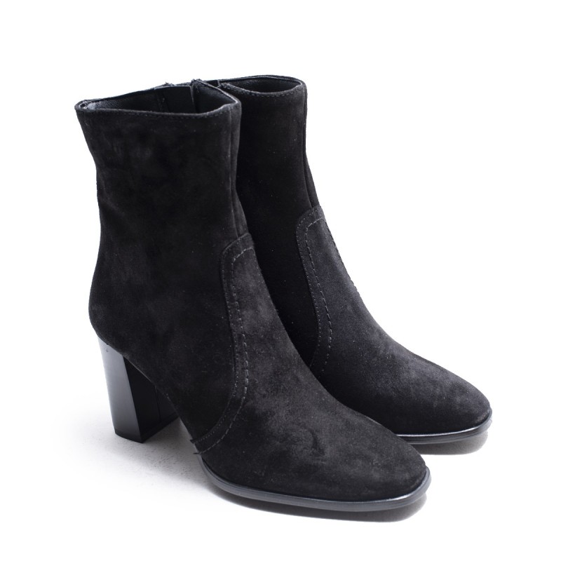 Ankle Boot Black Suede Leather Ankle Boot Black Suede Leather