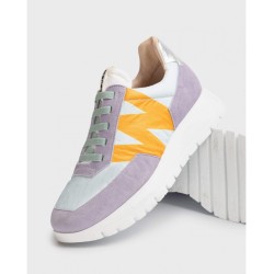 Textile and Suede Sneakers