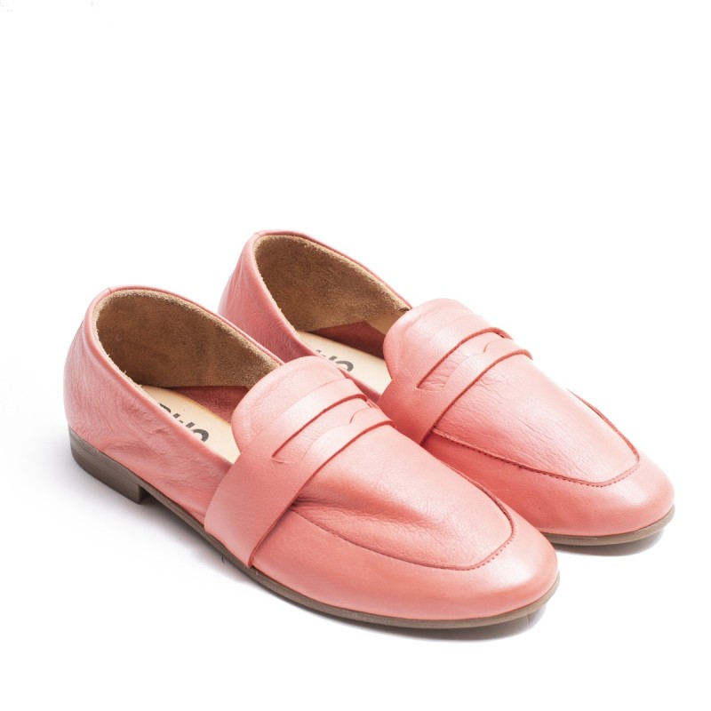 Mocasín Piel Coral Mocasín Piel Coral