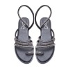 Tubular Rhinestones Sandal