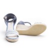 White and Blue Espadrille