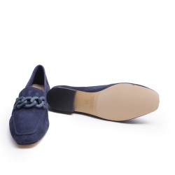 Blue Chain Loafer