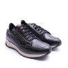 Zip Leather Sneakers