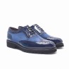 Blue Derby Shoes