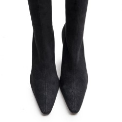 Suede High Heel Boots