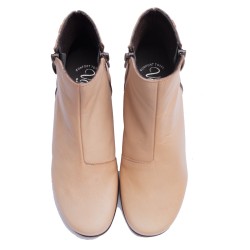Wedge Zip Ankle Boot