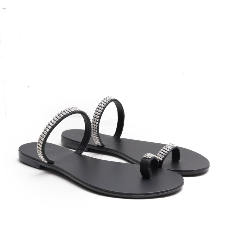 Instep and Thumb Strass Sandal Instep and Thumb Strass Sandal