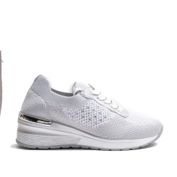 Deportivas Strass Plata
