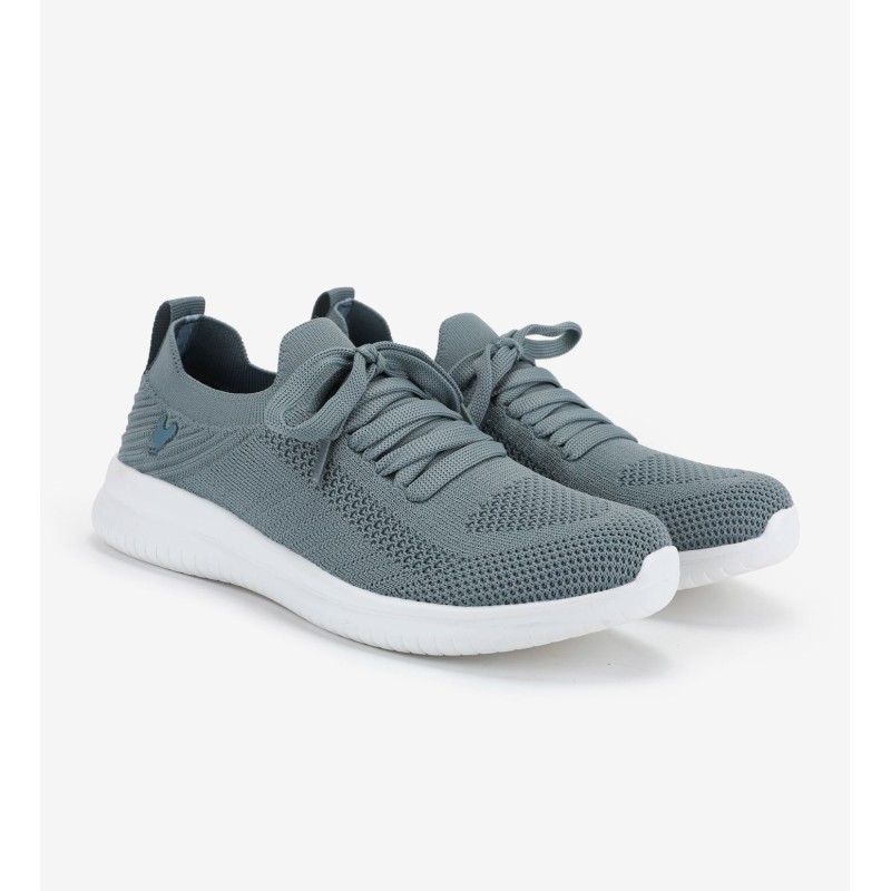 Grey Sky Blue Lycra Sneakers Grey Sky Blue Lycra Sneakers
