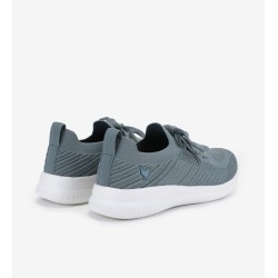 Grey Sky Blue Lycra Sneakers