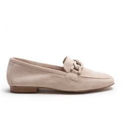 Mocasín Cadena Beige