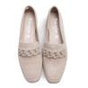 Mocasín Cadena Beige