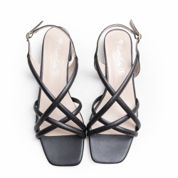 Strappy Black Sandal