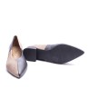 Zapato Combinado Piel y Ante