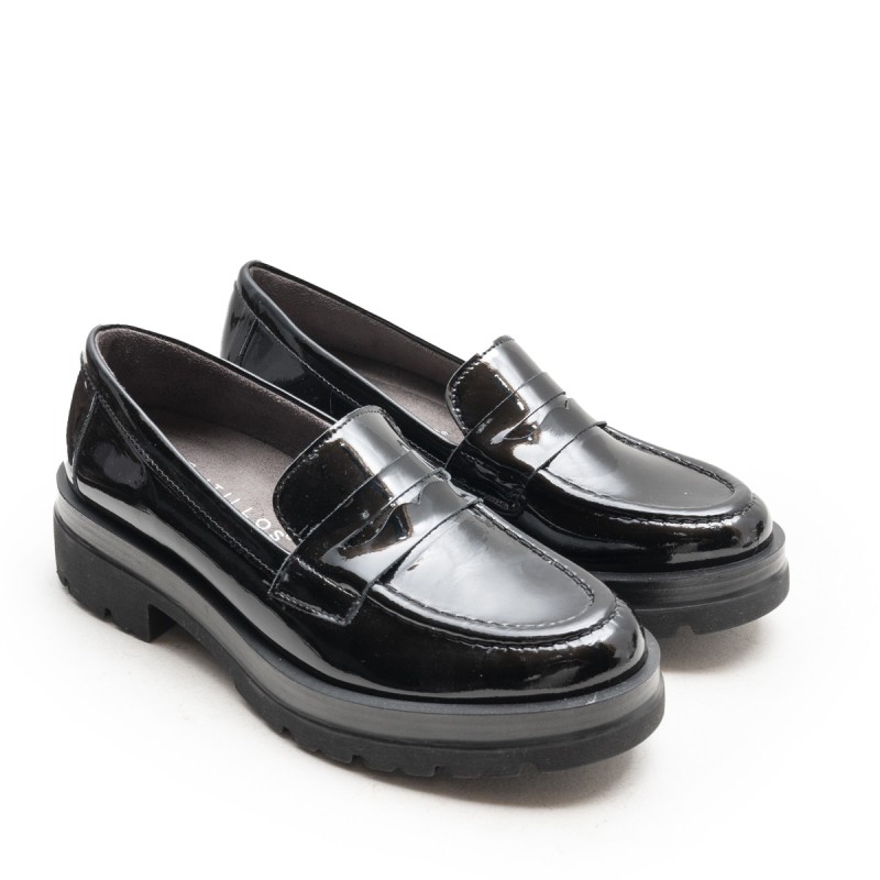 Mocasín Antifaz Charol Mocasín Antifaz Charol