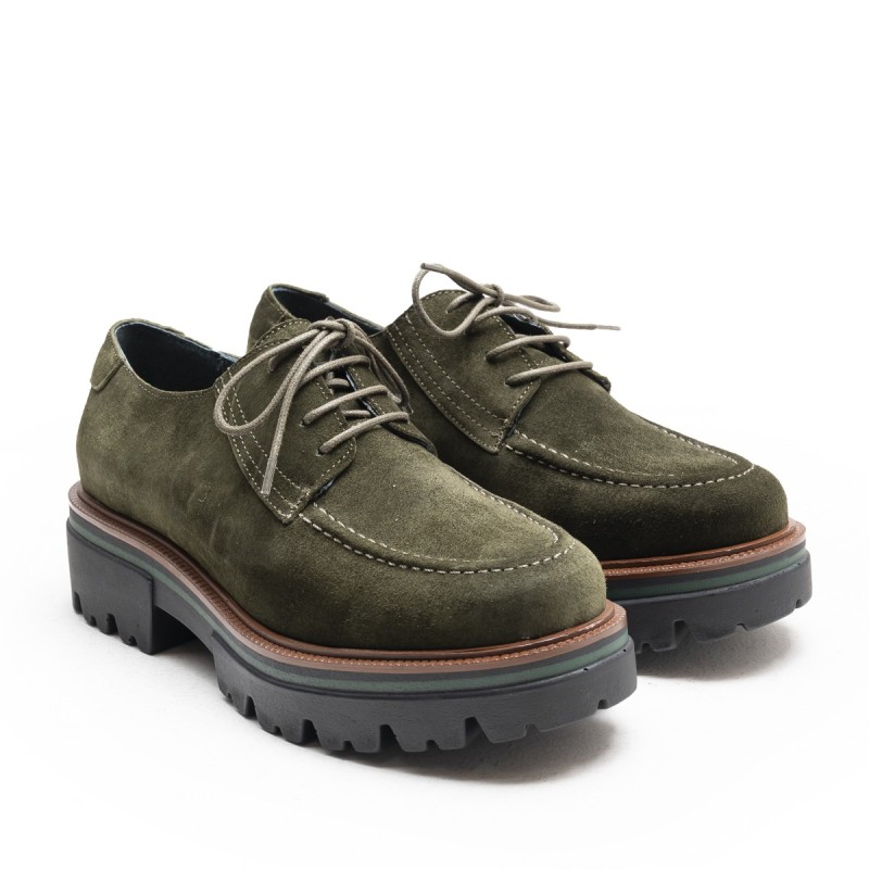 Blucher Serraje Kaki Blucher Serraje Kaki