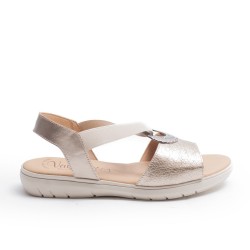Taupe Hoop Sandal