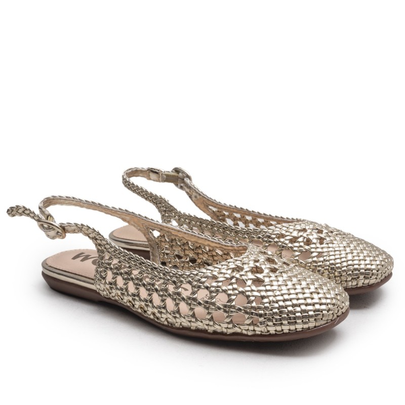 Braided Slingback Shoe