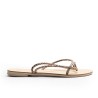 Sandalia Tiras Snake Natural