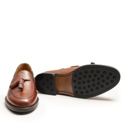 Tan Tassels Loafer