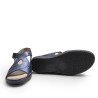 Blue Metallic Sandal