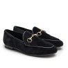 Velvet Stirrup Loafer