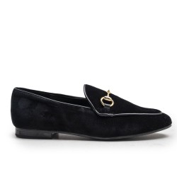 Velvet Stirrup Loafer