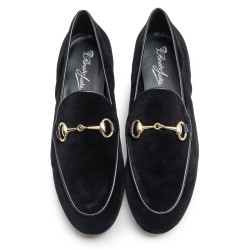 Velvet Stirrup Loafer