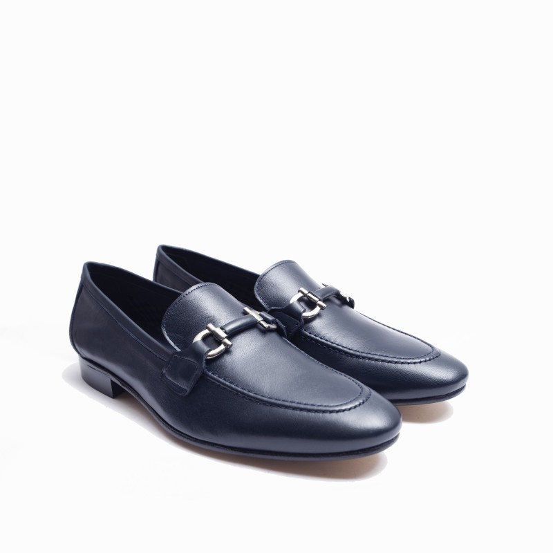 Blue Strirrup Loafer