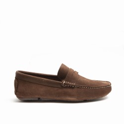 Chestnut Suede Mask Loafer