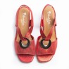 Heel Red Sandals